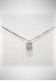 Donnaoro white gold necklace with diamonds DNO17