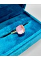 Anello Labrio' in oro giallo e quarzo rosa 3001.G